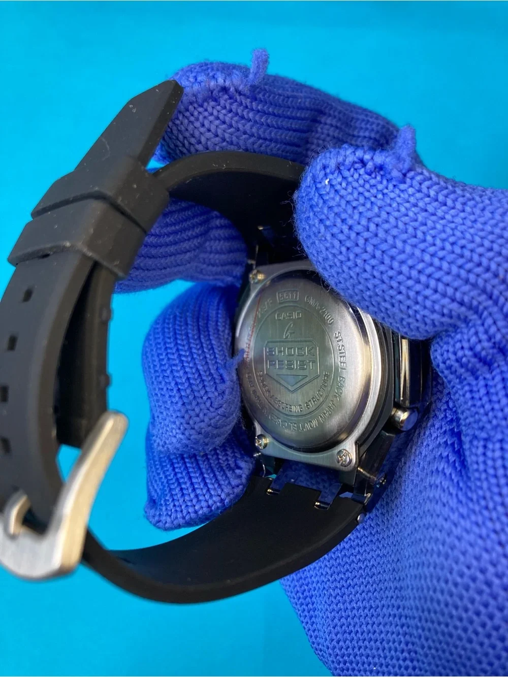 Custom G Shock Clear and Black colorway